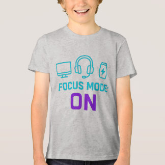 Fokusmodus AN – Minimalistische Technik Tri-Blend Shirt