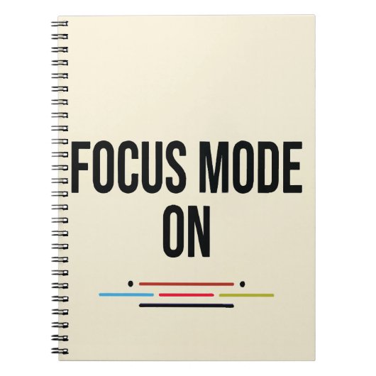 Fokusmodus AN. Notizblock (Vorderseite)