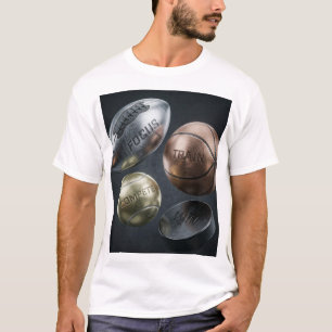 FOKUSSIERE TRAINIERE KÄMPFE GEWINNE - Athleten-Spo T-Shirt