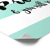 Fokussieren auf den grünen Streifen des Prozesszie Poster (Ecke)