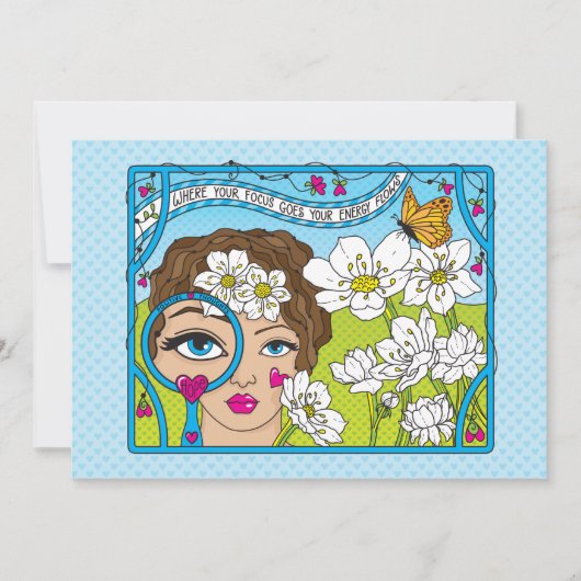 Fokussieren auf die Good_Flat Card 7" x 5" (Vorderseite)