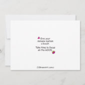 Fokussieren auf die Good_Flat Card 7" x 5" (Rückseite)