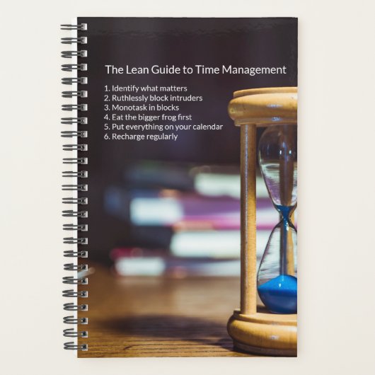 Fokussieren Sie Ihr Leben: Der schlanke Leitfaden  Planer (Vorderseite)