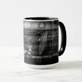 Fokussieren Sie Kaffee-Tasse ein Karussell und Tasse (VorderseiteRechts)