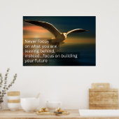 Fokussieren Sie nie auf das, was Sie verlassen hab Poster (Küche)