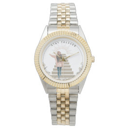 Fokussiert bleibe armbanduhr