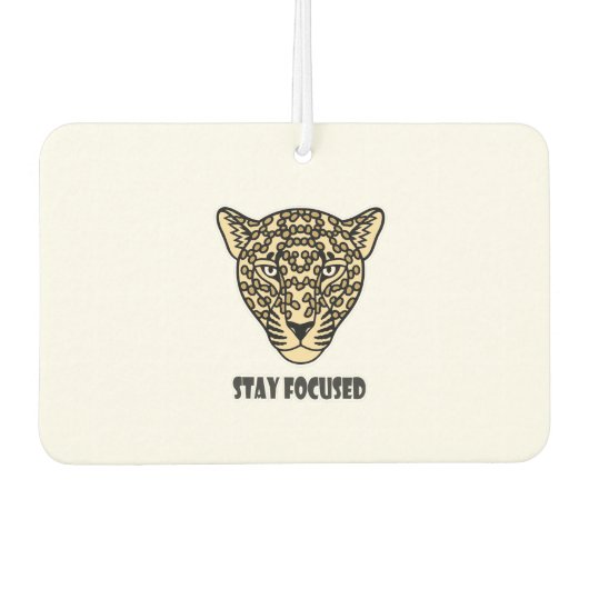 Fokussiert bleibe autolufterfrischer (Vorderseite)