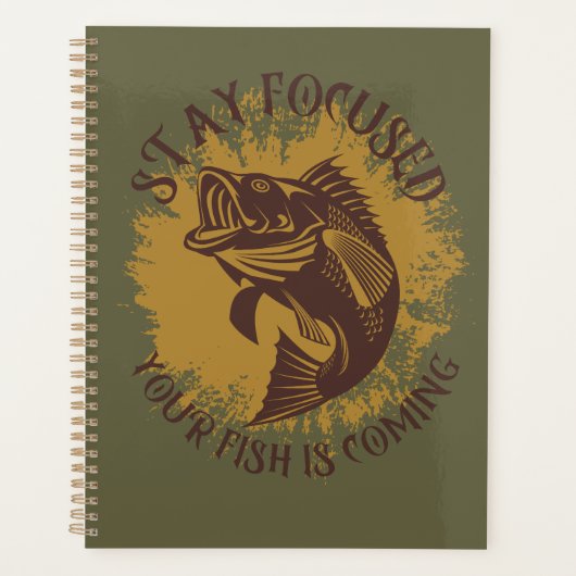 Fokussiert bleibe | Bassfisch Planer (Vorderseite)