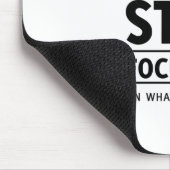 Fokussiert bleibe - Herzzentriertes Design Mousepad (Ecke)