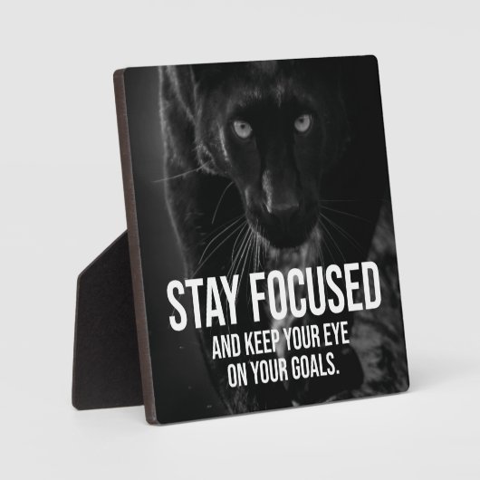 Fokussiert bleibe - Hustle, Workout, Success - Pan Fotoplatte (Vorderseite)