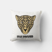 Fokussiert bleibe kissen (Vorderseite)