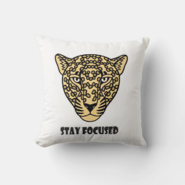 Fokussiert bleibe kissen