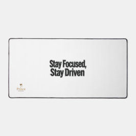 🖱️ Fokussiert, Bleibe - Motivierend Maus Schreibtischunterlage