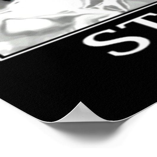 Fokussiert bleibe_ poster (Ecke)