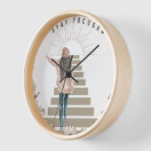 Fokussiert bleibe uhr (Winkel)