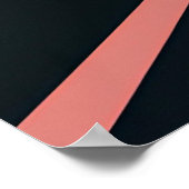 Fokussiert bleibe und nie aufgeben poster (Ecke)