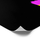 Fokussiert und fertig - Eishockey Goalie Poster (Ecke)