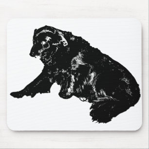 Fokussierte Linien, festes Schreibtisch Mousepad