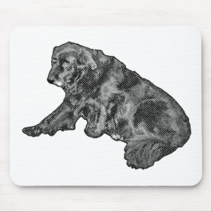 Fokussierte Linien, festes Schreibtisch Mousepad