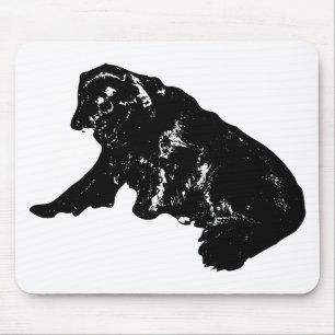 Fokussierte Linien, festes Schreibtisch Mousepad