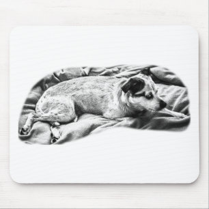 Fokussierte Linien, festlicher Schreibtisch Terrie Mousepad