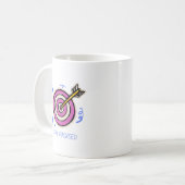 Fokussierte Motivierend Tasse bleibe (Vorderseite Links)