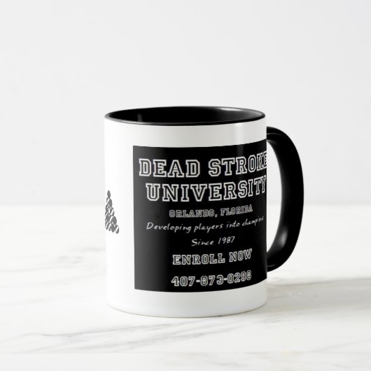 Fokussierte u. furchtlose Kaffee-Tasse Tasse (VorderseiteRechts)