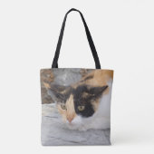 Fokussierter Katzenratzer Tasche (Rückseite)