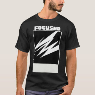 Fokussiertes T-Shirt – Minimalistisches Motivation