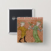 Fol.215v die Versuchung: Ein Tanzen-Paar Button (Vorne & Hinten)