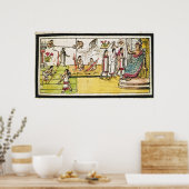 Fol.40r Bau von Tenochtitlan, 1579 Poster (Küche)