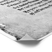 Fol.43 'The Song of Roland' Poster (Ecke)