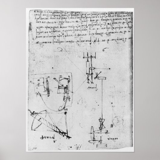 Fol. 46v, vom Codex Forster III, 1480s-1494 Poster (Vorne)