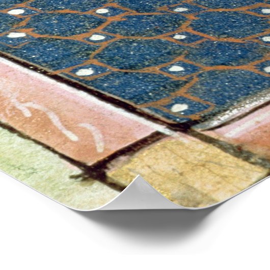 Fol.57v Januar: Janus Poster (Ecke)