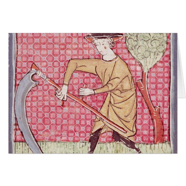 Fol.58v Juni: Heuernte (Vorderseite (Horizontal))