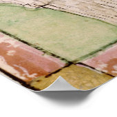 Fol.59r August: Schwebende Weizen Poster (Ecke)