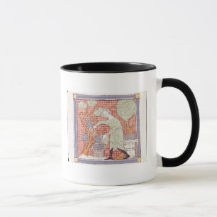 Fol.59r September: Die Ernte Tasse