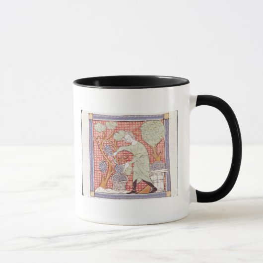 Fol.59r September: Die Ernte Tasse (Rechts)