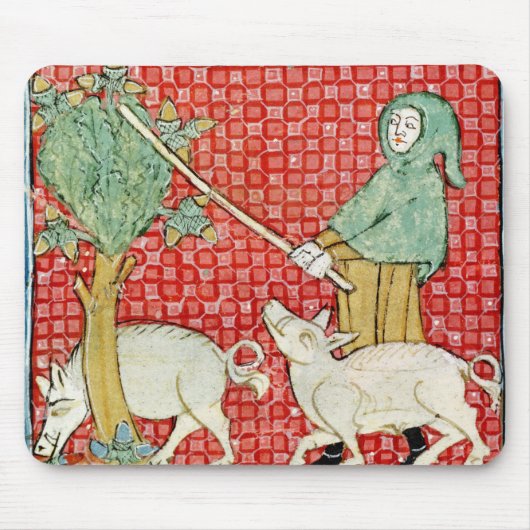 Fol.59v November: Ansammlungs-Eicheln Mousepad (Vorne)