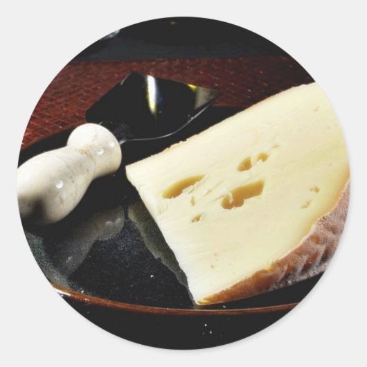 Fol Epi Käse Runder Aufkleber (Vorderseite)