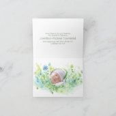 Folded Announcement Card Ankündigung (Innenseite)