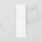 Folded Appointment Card Terminkarte (Außenseite Aufgefaltet)