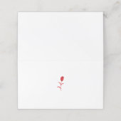 Folded Appointment Card Terminkarte (Außenseite Aufgefaltet)