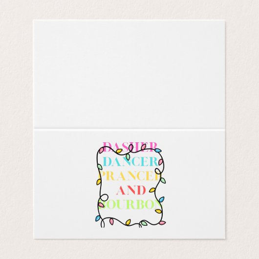 Folded Business Card Visitenkarten (Außenseite Aufgefaltet)