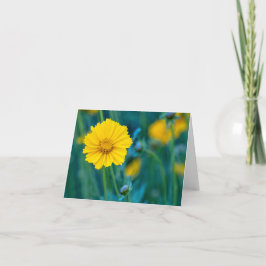 Folded Card Blank Inside Dankeskarte