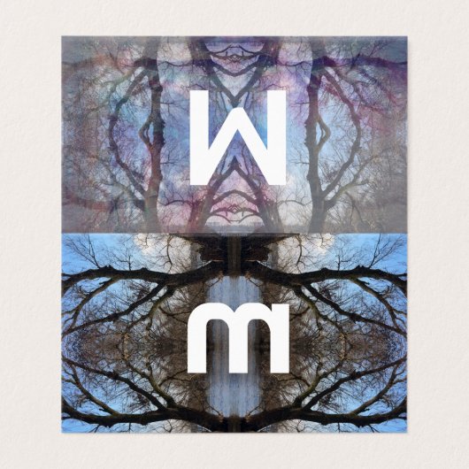 Folded Card M Version  (Außenseite Aufgefaltet)