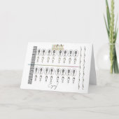 Folded Easter Greeting Card Karte (Vorderseite)