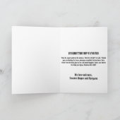 Folded Easter Greeting Card Karte (Innenseite)