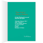 Folded Green & Gold Marble Card (Innen (Rechts))