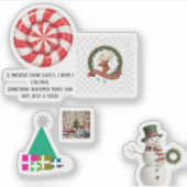 Folded Greeting Card Aufkleber (Vorderseite)